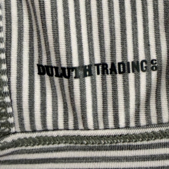 Duluth Trading Co. Women’s Performance Stripe Short Sleeve Top Size L - Picture 5 of 5